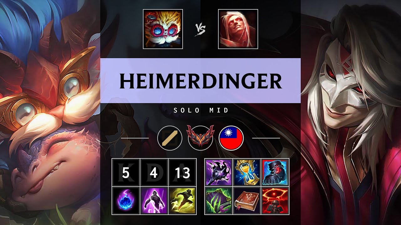 Heimerdinger Mid vs Vladimir - TW Grandmaster Patch 25.17