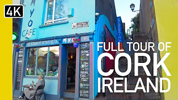 4k walk through the streets of Cork Ireland | What's it's like NOW?