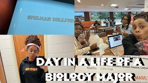 A Day in a Life of a Biology Major at Spelman College*freshman year*