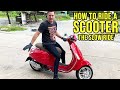 HOW TO RIDE A SCOOTER | Slow Ride and Lane Filtering | Rear Brake & Throttle Control | PART 5