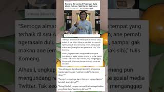 Komeng Bercanda di Postingan Duka Abdel, Netizen Naik Darah: Gak Lucu! #shorts