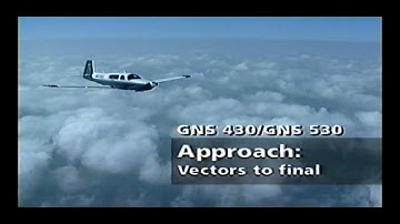 Garmin GNS400/500; Approach: Vectors to Final