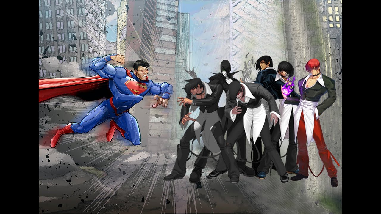 Superman VS Iori zombie Team all at the same time! Can the Man of Steel ...