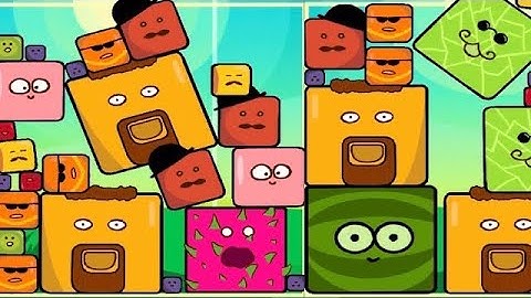 Square Watermelon game ( Merge Game ) 2048 cubes, Merge Blocks Satisfying game #22