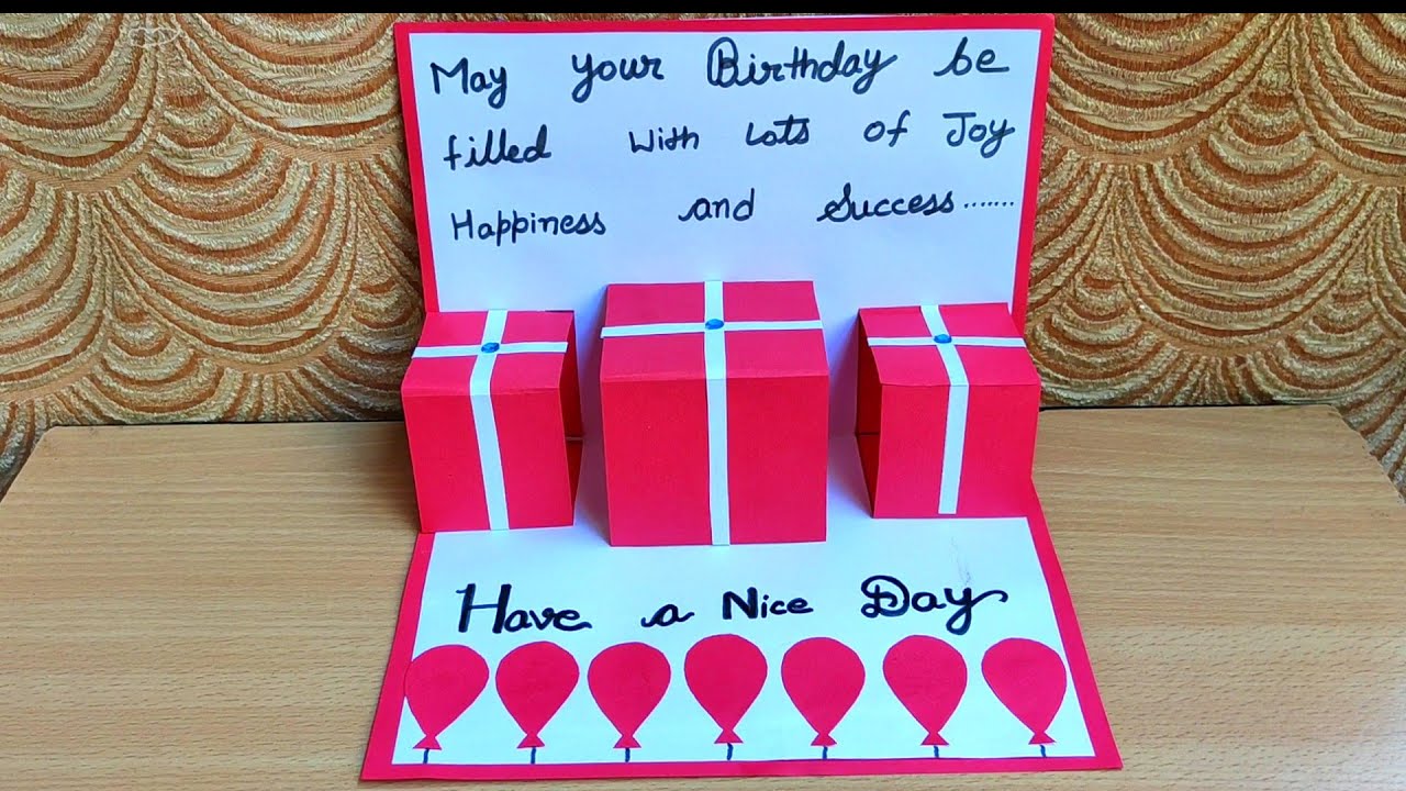 Handmade Birthday Card for Best Friend | Birthday Greeting Card ...