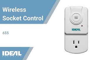 Ideal Security SK635 Wireless Socket Control with SK625 Door Contact and SK629 Remote Controls