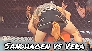 UFC Chito Vera was getting dominated by Cory Sandahgen how is he fighting for championship belt ?