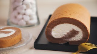 朱古力瑞士蛋糕卷食譜 | Chocolate Swiss (Cake) Roll Recipe | Recette de roulé au chocolat suisse (gâteau)