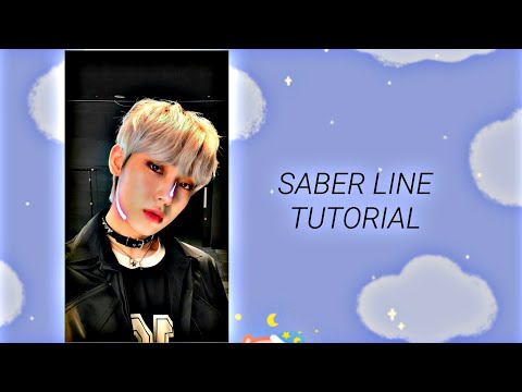saber line tutorial:alightmotion
