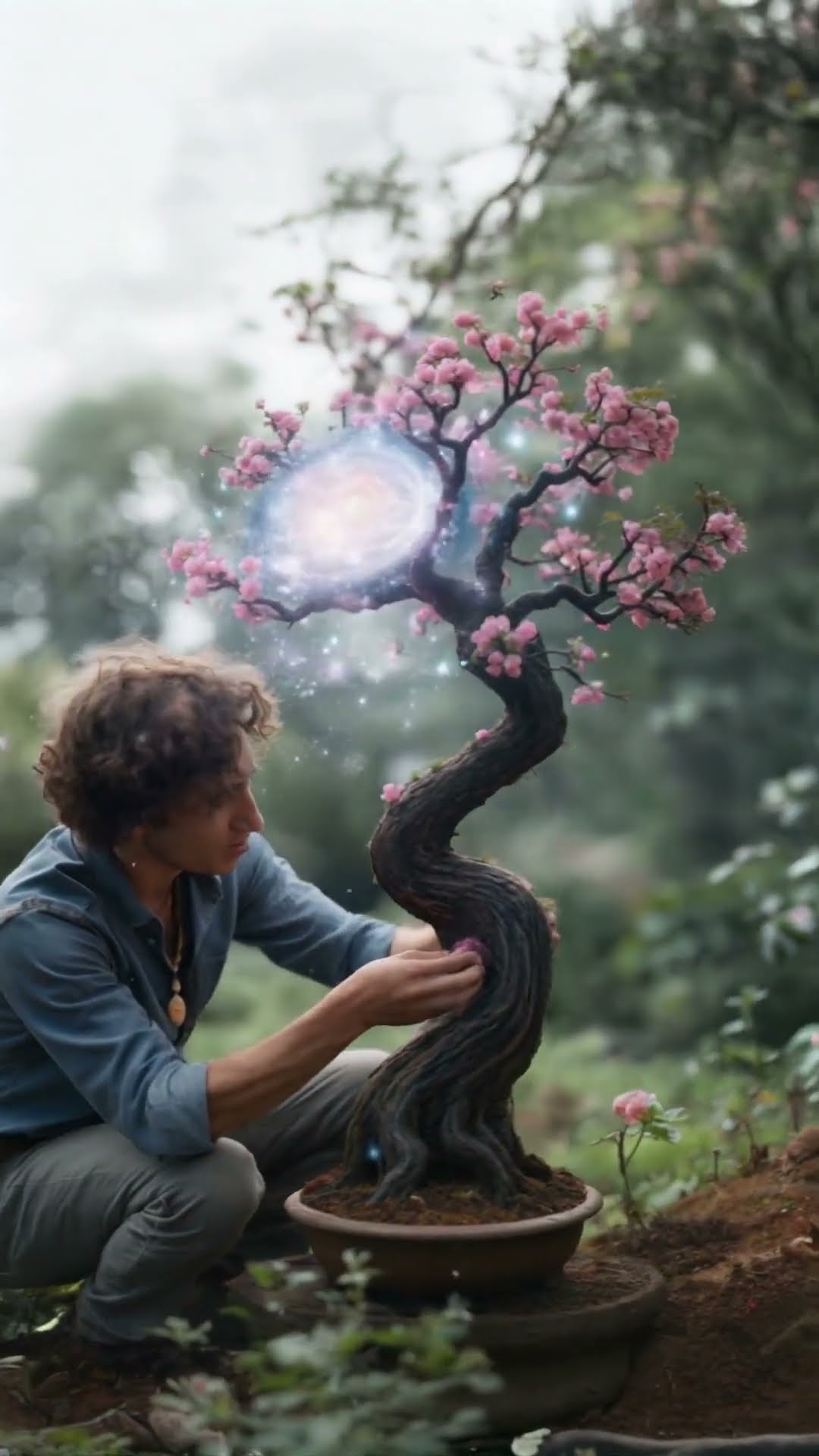 Kwebbelkop AI Planting GALAXY TREES!