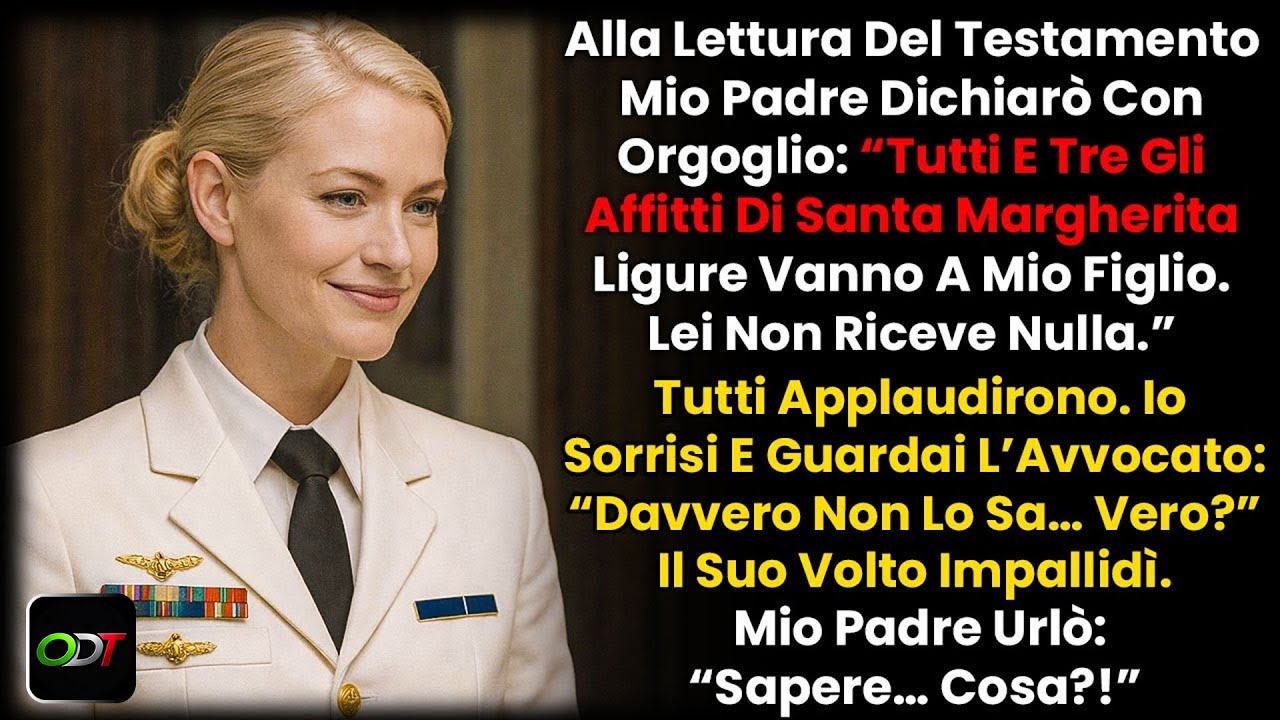 Alla Lettura Del Testamento Mio Padre Provò A Escludermi, Io Sorrisi; «Avvocato, Sa Davvero?»