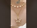 Pearl jewellery - star necklace - star pendant