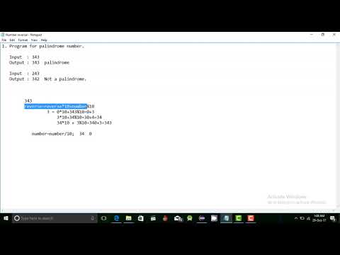 Java Program on Number Reversal | Placements | Programming Course