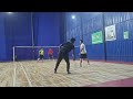 Badminton session 8th July 2025