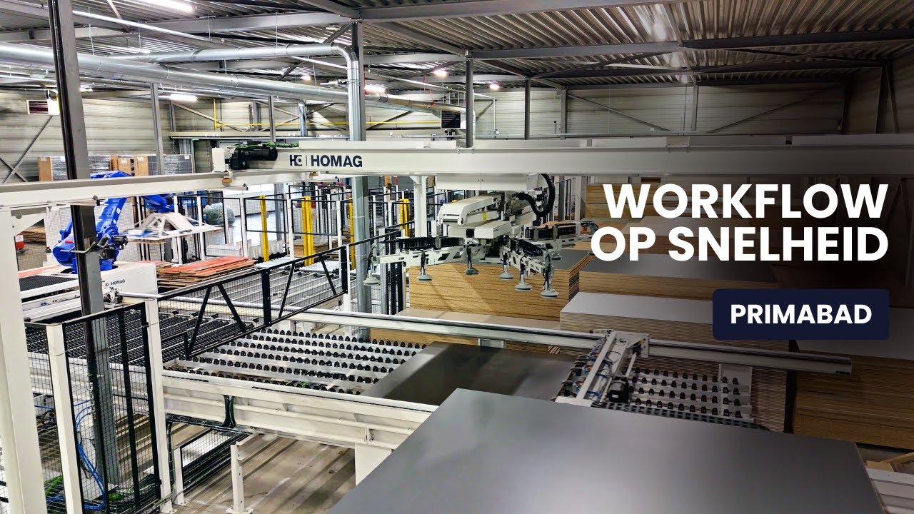 Van meubelfabriek tot 700 dealers: zo automatiseert Primabad zijn productie met HOMAG | OPTIMAT