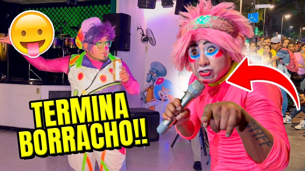SHOW se SALE de CONTROL‼️ BORRACHO SE MOLESTA😧LOS PAYASOS MAS VIRALES KCHITO TOTO Y STIFF EN FIESTA
