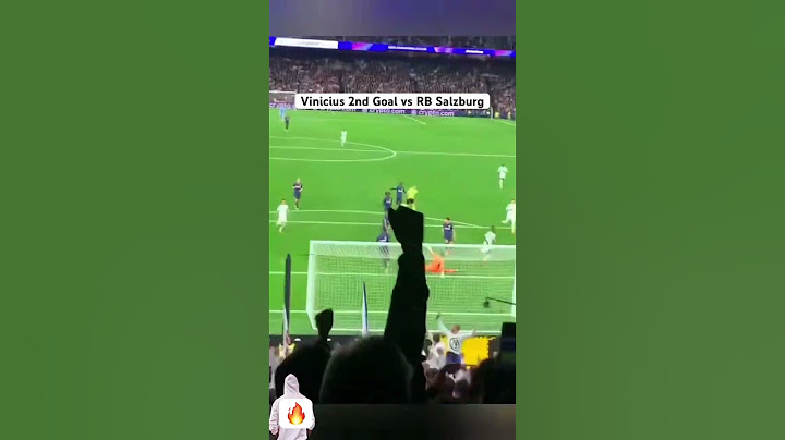 Vinicius jr second goal vs RB Salzburg🔥Real madrid vs RB Salzburg 5-1