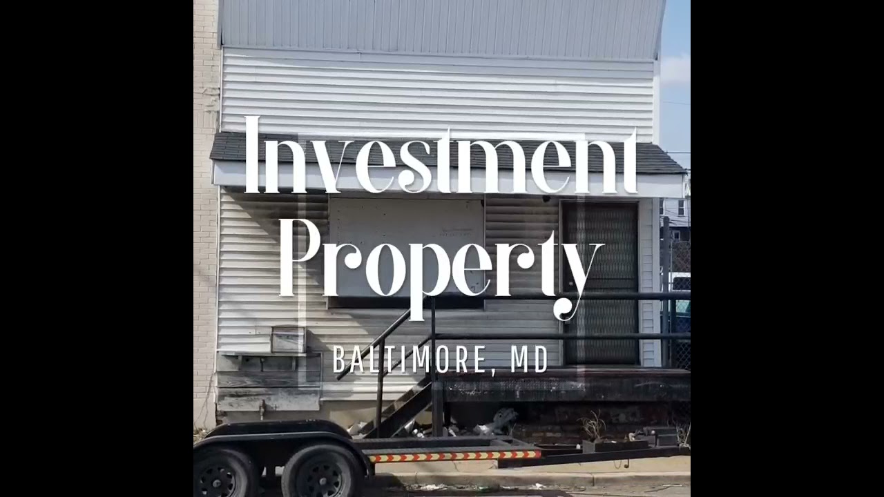 INVESTMENT PROPERTY in Baltimore, MD!!
