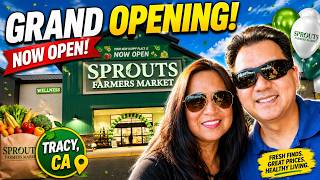 Sprouts Farmers Market Grand Opening in Tracy, CA! | First Look & Food Finds