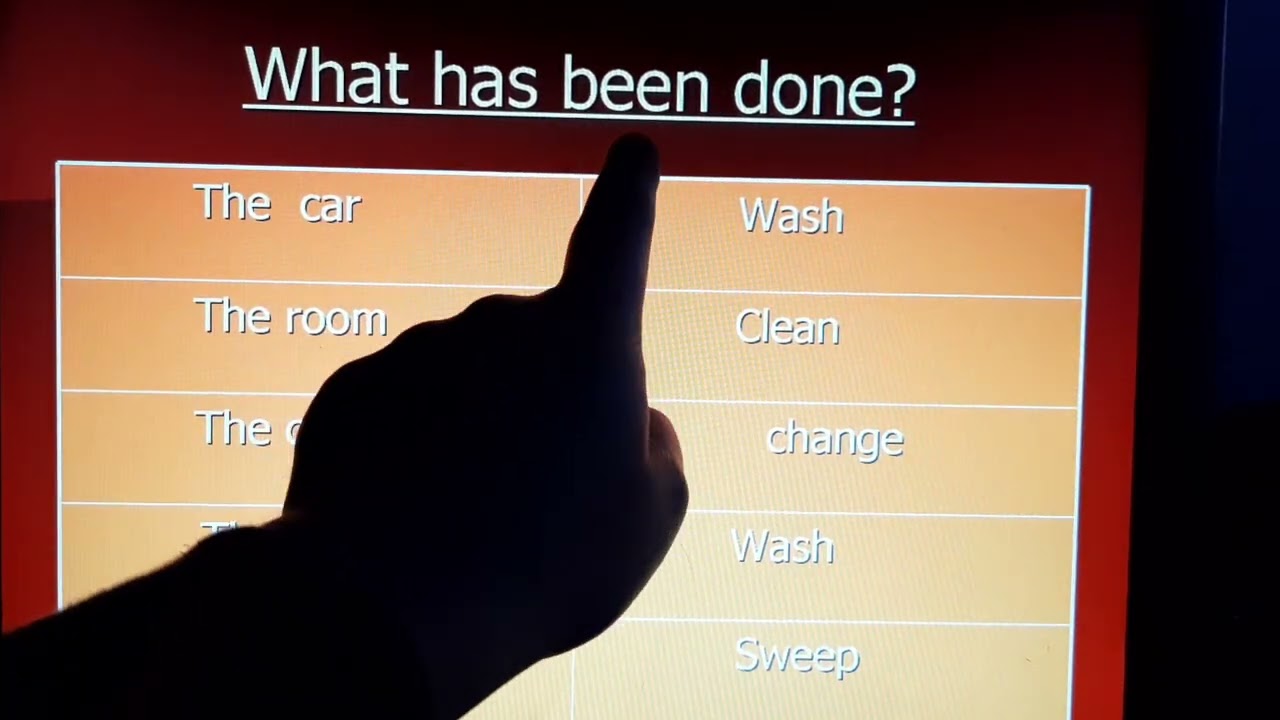 فيديو المضارع التام المبني للمجهول