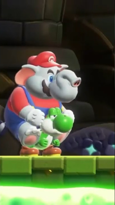 The most CURSED Mario elephants EVER. #nintendo #mario #gaming shorts