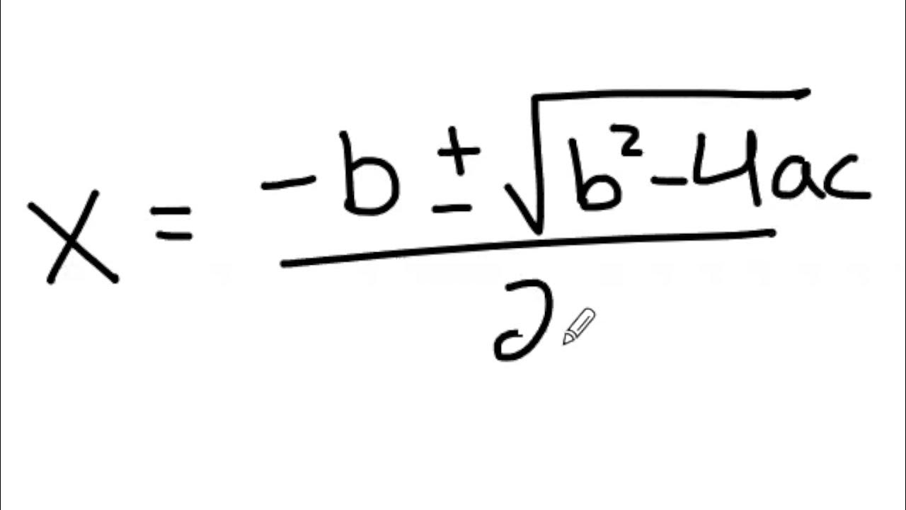 Quadratic Formula Song YouTube