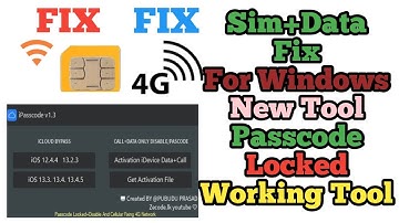 Icloud Bypass Call&Data Fix for Passcode Locked & Disabled iPhone for windows