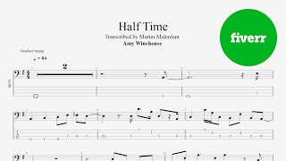 Amy Winehouse - Half Time (bass tab)