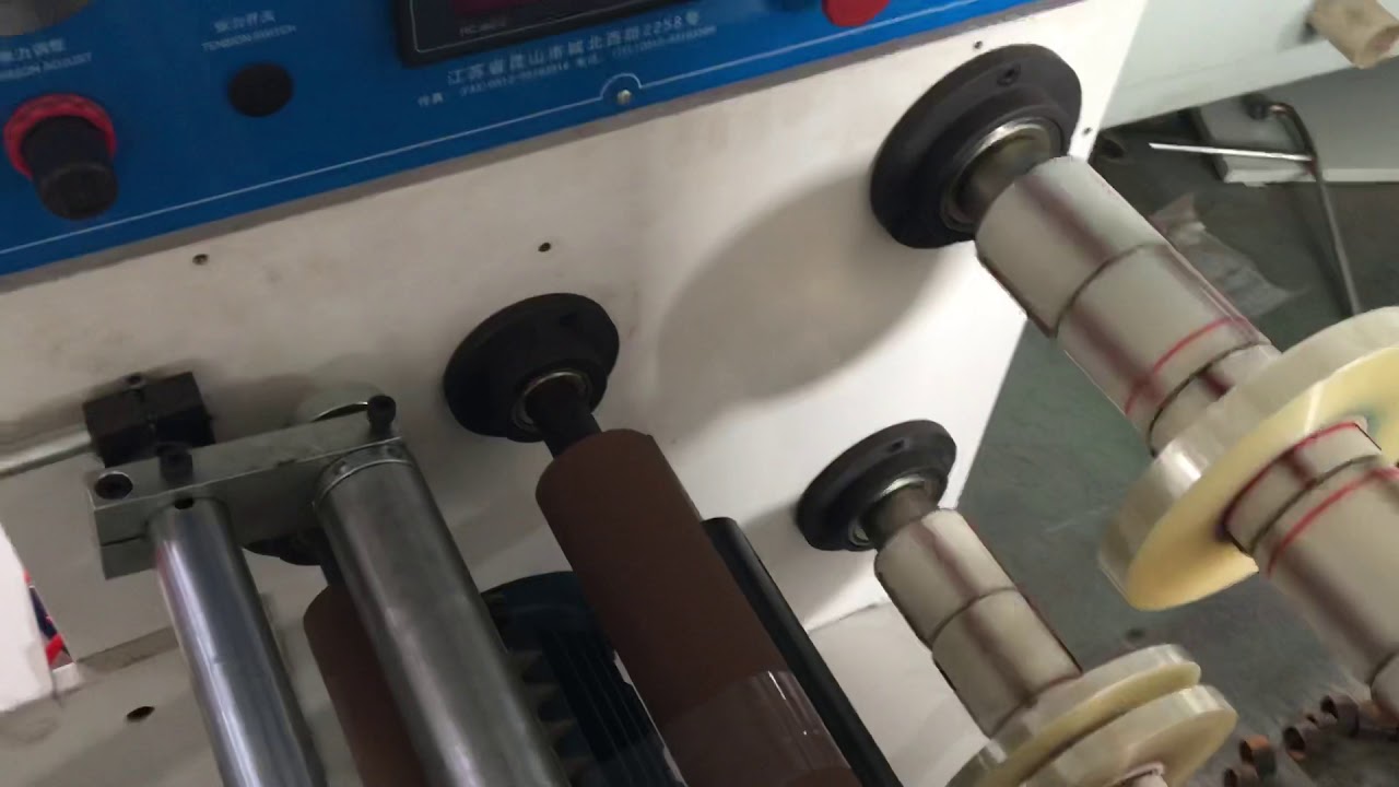 FR-200-03-A mini Bopp adhesive tape slitting machine