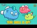  17mins of teal shell gameplay  lunacian code bluebird  axie classic v2 gameplay