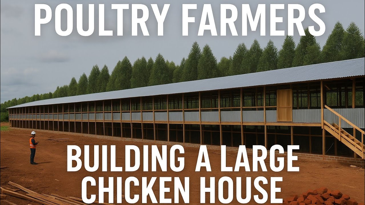 Building a 20,000-Capacity Broiler chicken House We cut costs—not corners.