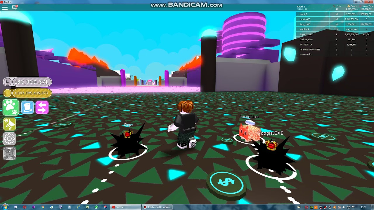 Играем в "Pet Simulator!". Выпуск 1 Первое видео 5минут YouTube