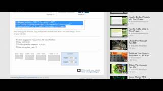 Adding YouTube Video to Your Sidebar