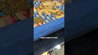 😍 Quilting on solid backing fabric 🧵