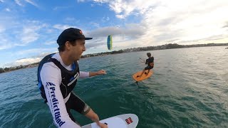 Towed by a Kite Foil on the AXIS ART 999!