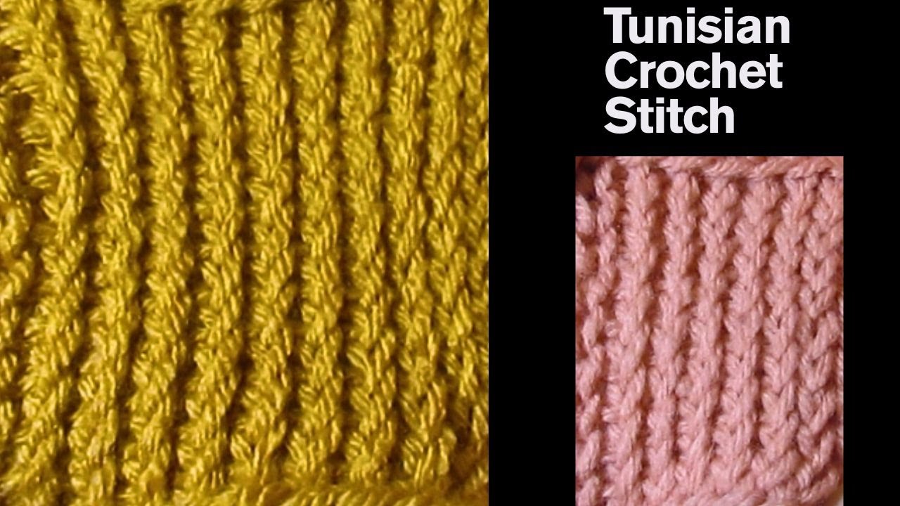 Урок тунисского вязания крючком: освойте скрученный узор