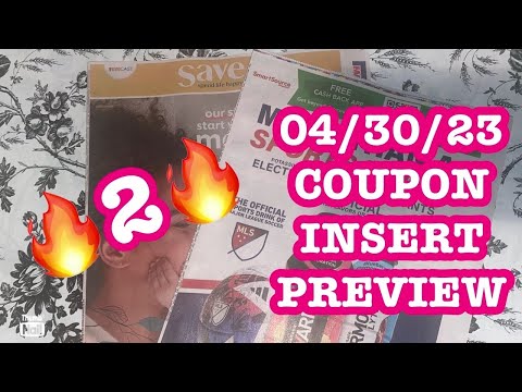 What coupons are we getting? 04/30/23 Coupon Insert Preview {2 Inserts}