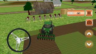 Animal & Hay Transport Tractor Simulator - Android Gameplay screenshot 5