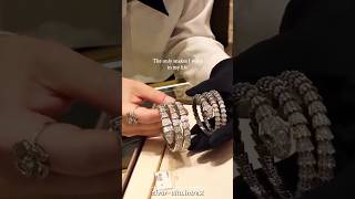 Luxury Snake Diamond Bracelet 🐍✨ | Rich Girl Jewelry Aesthetic #shorts #jewellery #viral #fashion