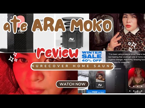 ATE ARA MO KO -REVIEW NURECOVER-HOME SAUNA with free ICE BATH for every purchase.