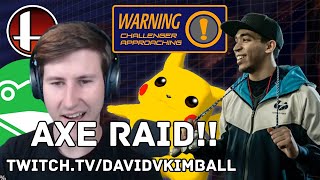 Highlight: Axe Raid During Slippi 2.0 Super Smash Bros. Melee Matches on Twitch (600 viewers)!