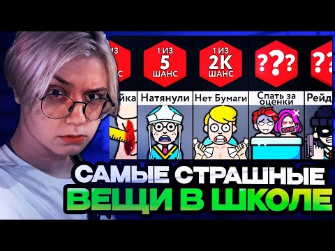 ДРЕЙК СМОТРИТ Мир Сравнений : Самые Страшные Вещи В Школе!
