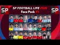 PES 2021 &amp; SP FOOTBALL LIFE 2026 FACE PACK #1 | 2025/26 SEASON