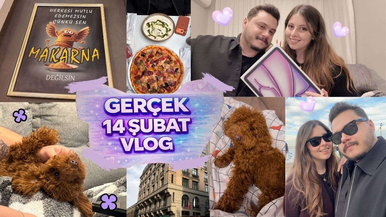 GERÇEK 14 ŞUBAT VLOG I Hediyeleşme zamanı, Mutlu olma zamanı :)