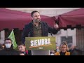 Acto Vox Valladolid Santiago Abascal 15/01/2022