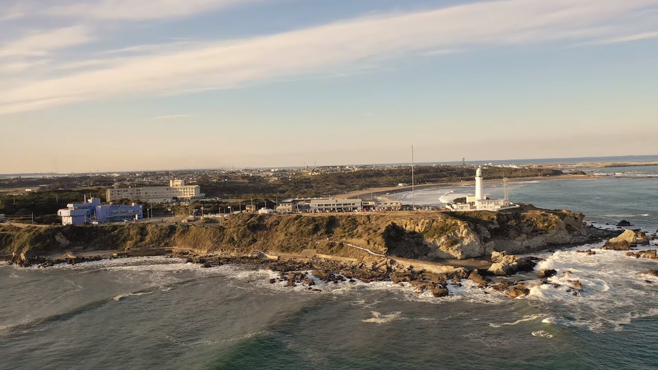 【4K】Прогулка, поездка на такси, и полёт по городу Тёси