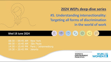2024 WEPs Deep-dive series: #5 Understanding intersectionality