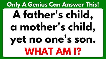 ONLY A GENIUS CAN ANSWER THESE 15 TRICKY RIDDLES | Riddles Quiz -  Part 25
