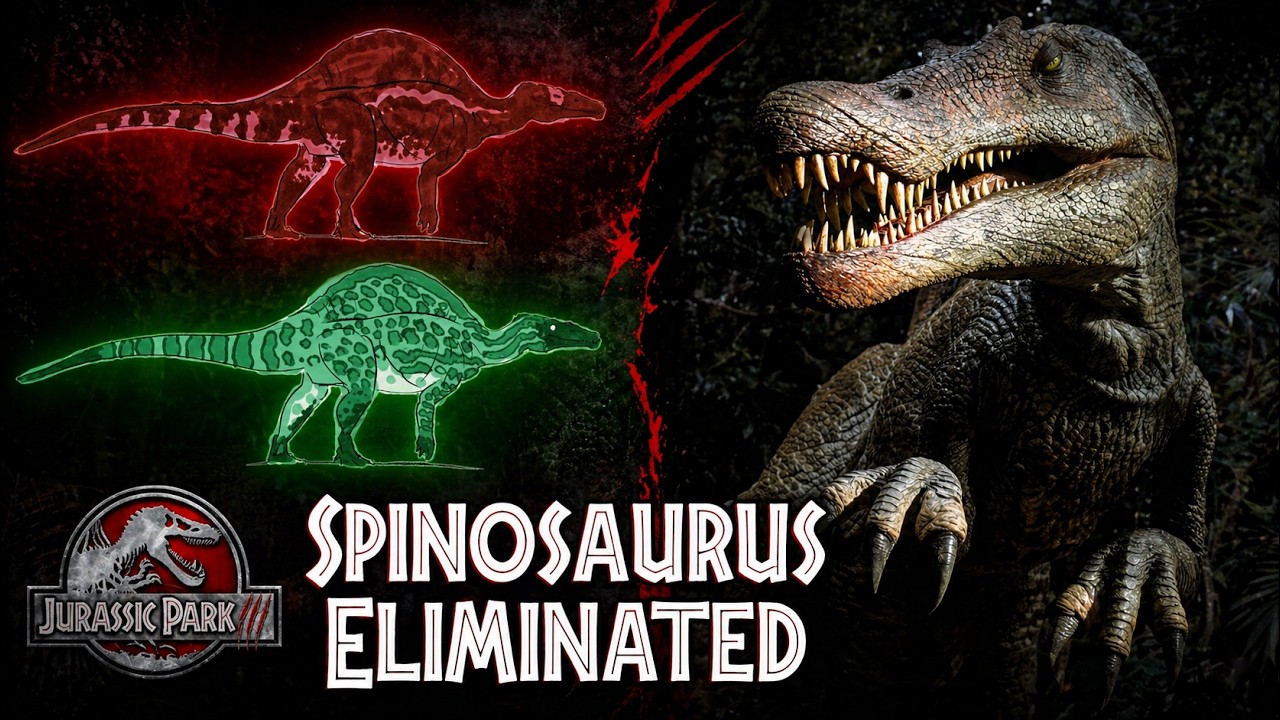 SPINOSAURUS Almost Looked Completely Different | JP3 Concept Evolution ...