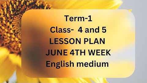 4th and 5th standard term 1 ennum eluthum lesson plan june 4th week english medium 2025